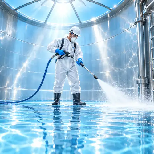 Limpieza y Sanitización de estanques de agua potable