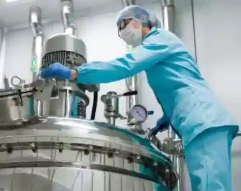 Control de plagas en Industria Alimentaria, trabajadora en industria de alimentos
